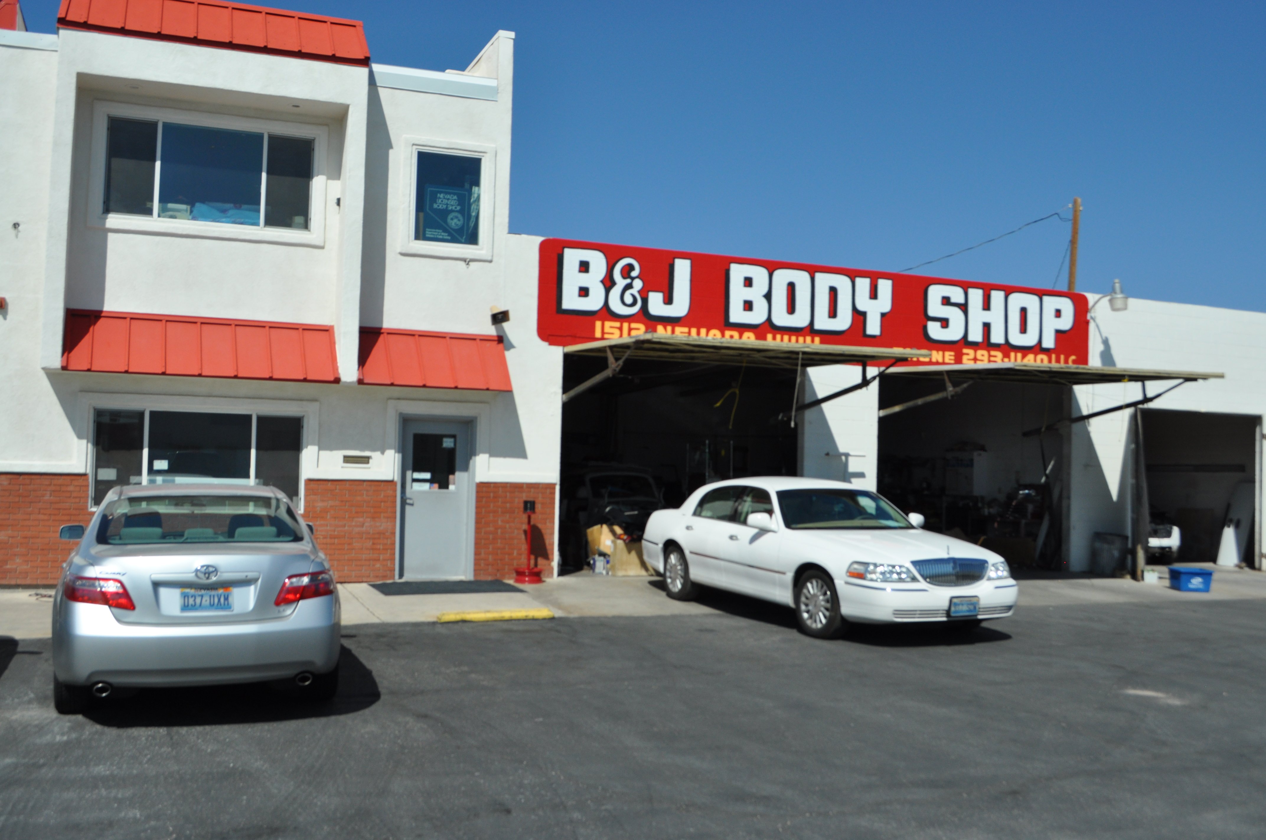 Auto Body Shop in Boulder City, NV - B J BoDy Shop Storefront 2015 07 26 10.37 16